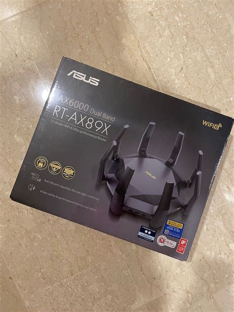 Asus RT AX89X Wifi Router 12 Stream AX6000 6000mbps Dual Band Wi Fi 6