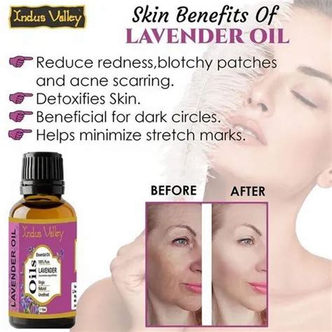 Indus Valley Pure Lavender Essential Oil For Skin Care Hair Care