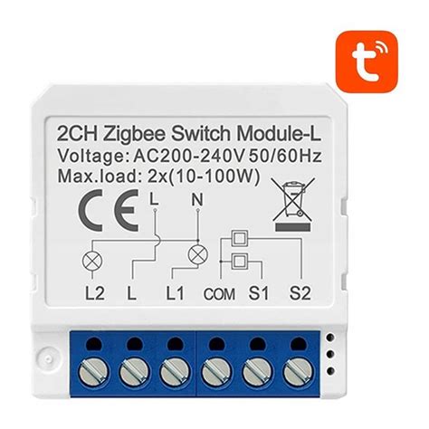 Avatto Przełącznik Dopuszkowy ZigBee Bez N TUYA LZWSM16 W2 Cena