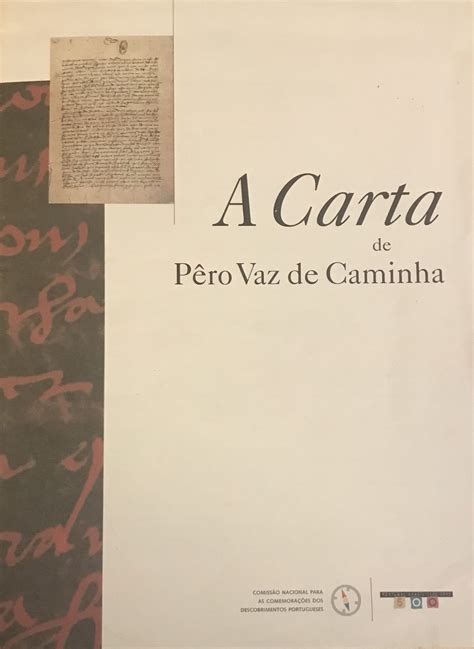 A Carta de Pêro Vaz de Caminha Livraria Alfarrabista Fernando Santos