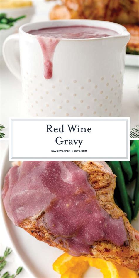 Red Wine Gravy (A Homemade Gravy Perfect for the Holidays!)