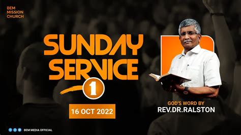 Sunday Service Oct Rev Dr Ralston Bem Church