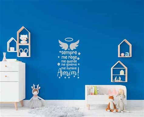 Adesivo Decorativo De Parede Quarto Sala Oração Santo Anjo