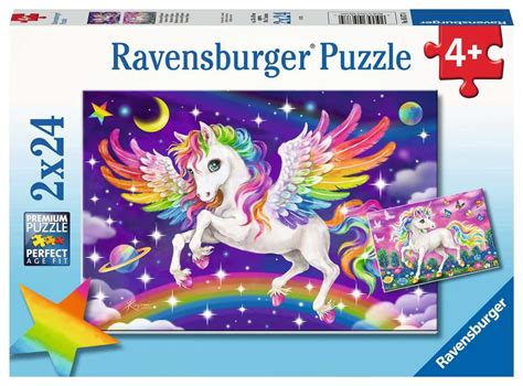 Unicorn And Pegasus 24 Pieces Ravensburger Puzzle Warehouse