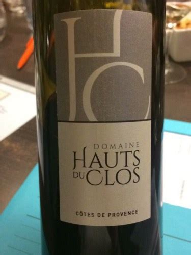 Domaine Hauts Du Clos C Tes De Provence Rouge Vivino Us