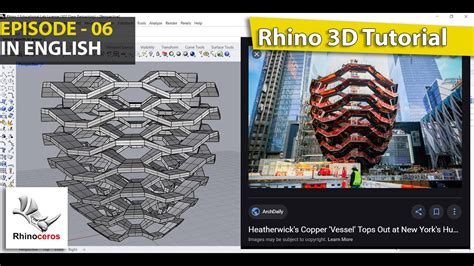 Rhino 3D Architectural Tutorial Series Ep 06 Real Buildings Into