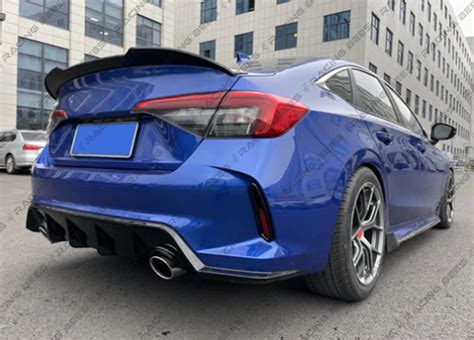 2022 Honda Civic Sedan Type R Style Rear Bumper Conversion — Racingbees