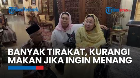 Istri Gus Dur Nasehati Ganjar Agar Banyak Tirakat Kurangi Makan Jika