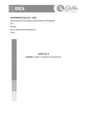 Administracion Moderna 2 Tarea 8 Docx UNIVERSIDAD GALILEO IDEA