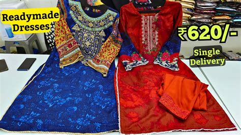 Fancy Readymade Dresses Single Delivery Pakistani Suits Hyderabad