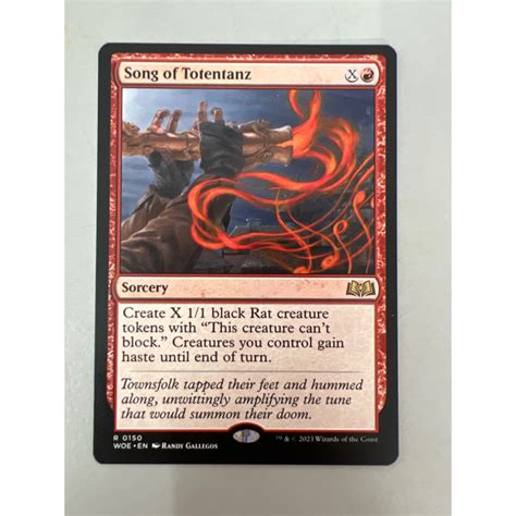 Magic The Gathering Song Of Totentanz Woe Shopee Malaysia