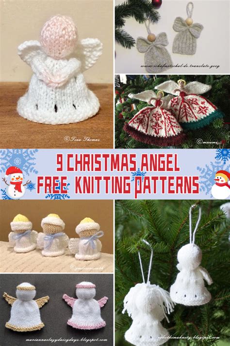 9 Christmas Angel Knitting Patterns Free