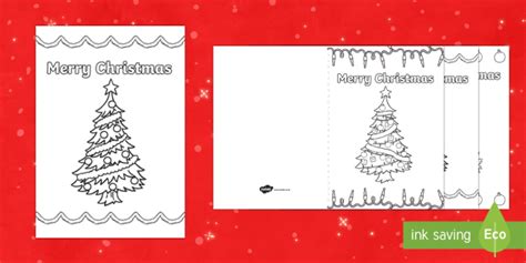 Printable Xmas Cards to Colour | Christmas Cards