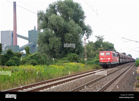 German Railways Freight Train Stock Photo Alamy