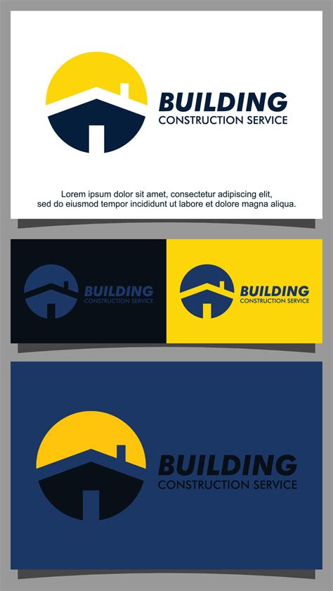 Home building logo design template 11897875 Vector Art at Vecteezy