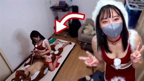 She Had Sex While Santa Cosplay For Christmasand Reindeer Man Gets Cowgirl Like A Sledge And