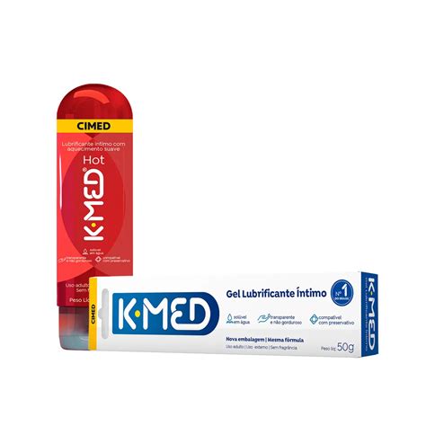 Kit Gel Lubrificante Íntimo K Med K Med Hot g menor preço Drogasil