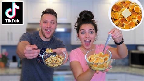 Making Viral Tiktok Pancake Cereal Youtube