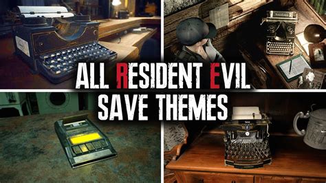 All Resident Evil Save Room Themes 1996 2023 Youtube