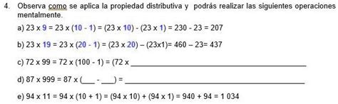 Solved Observa Como Se Aplica La Propiedad Distributiva Y Podr S