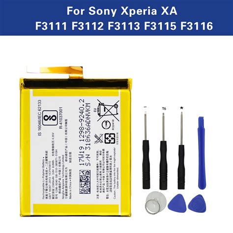 Replacement Battery Lis Erpc For Sony Xperia Xa F