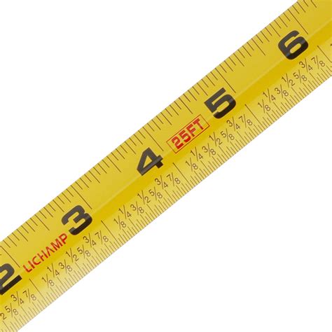 LICHAMP Tape Measure 25 Ft 6 Pack Bulk Easy Read Measuring Tape