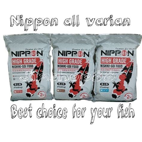 Jual Pakan Koi Nippon Import Colour Max Giant Bone High Growth