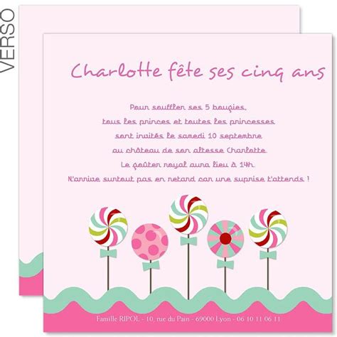 Exemple De Carte D Anniversaire Pour Petite Fille Awesome Carte D