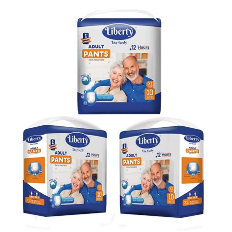 Buy Liberty Premium Adult Diaper Pants Xl Pack Of 3 X10s Online At Discounted Price Netmeds