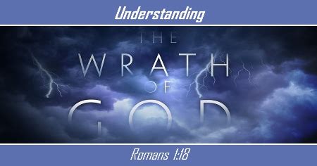 Sermon Understanding The Wrath Of God