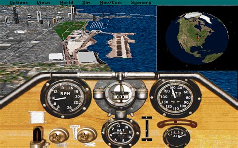 Microsoft Flight Simulator V5 0 Screenshots For DOS MobyGames