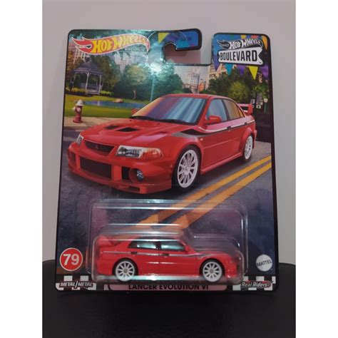 Jual HOT WHEELS PREMIUM MITSUBISHI EVO LANCER VI BOULEVARD Shopee Indonesia