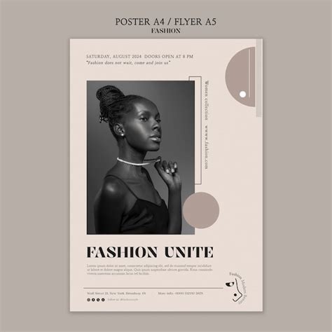 Free Psd Fashion Collection Poster Template