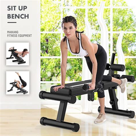 Buy Adjustable Folding Sit Up Bench Abdominal Board Home Gym Sport