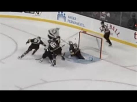 VGK Goalie Prospect Jesper Vikman Makes Saves Then Paddles Puck Out Of