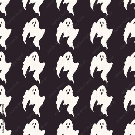 Pixel art ghost. Pixel Halloween. Pixel art 8 bit, video game Stock ...