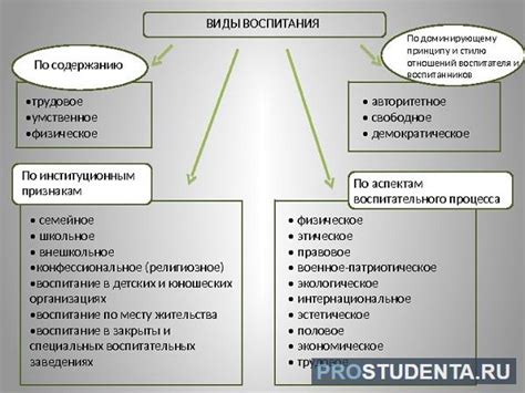 Воспитание, определение в педагогике, принципы, виды воспитательных ...