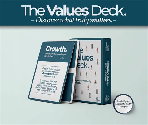 values deck discover   matters  exploration