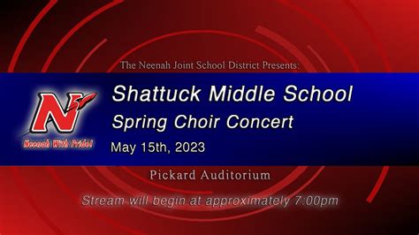 2023 Shattuck Middle School Spring Choir Concert Youtube