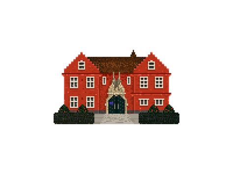 Modern House Pixel Art