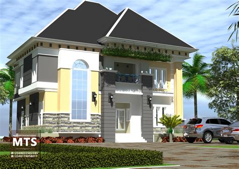 Bedroom Duplex Nigerian Building Designs