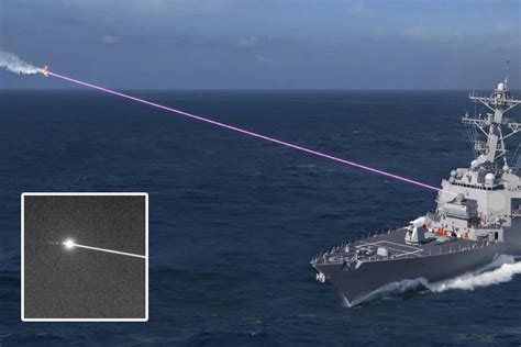 US Navy 'kills' drone with electric-powered LASER for first time – and ...