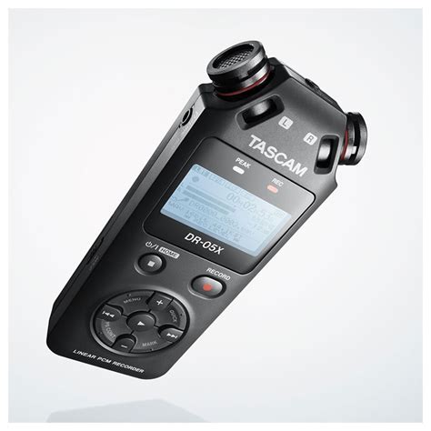 Tascam DR 05X Stereo Handheld Audio Recorder At Gear4music