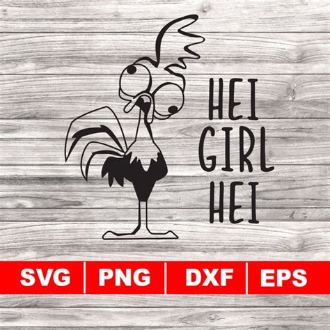 Hei Girl Hei Svg Png Dxf Eps Hei Hei Svg Digital Etsy