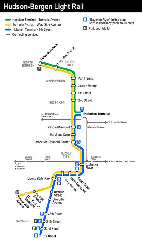 Bergen Light Rail Map - Florida State Fairgrounds Map