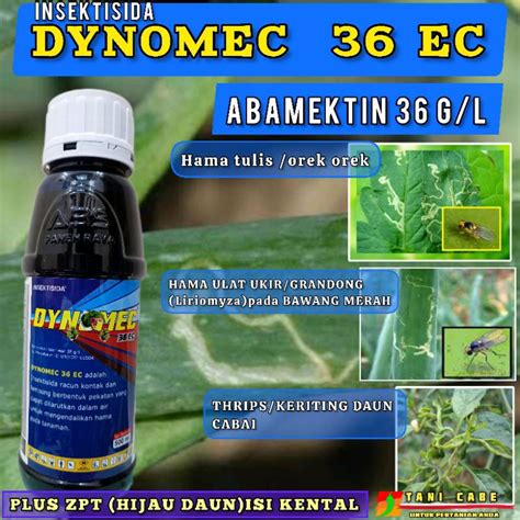 Jual Insektisida Dynomec Abamektin Ec Basmi Hama Thrips Ml