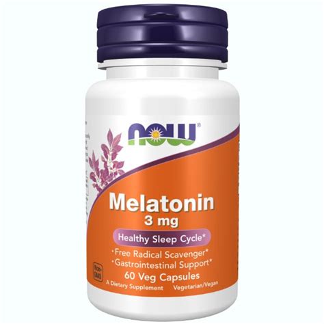 Now Melatonin Mg By Capsules Maxhub Pharmacy