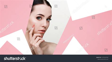 Portrait Model Natural Nude Make Beautiful Stock Photo Shutterstock