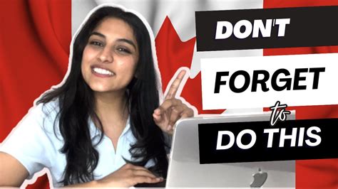 Things To Do Before Going To Canada 🇨🇦 September Intake 2023