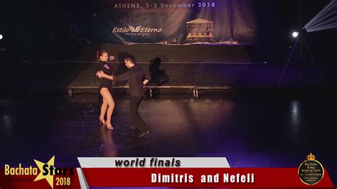 Dimitris And Nefeli Greece🇬🇷 World Bachatastars Final 2018 Youtube